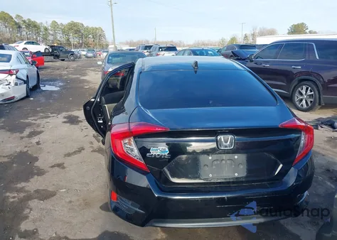 2018 Honda Civic Ex from USA, damaged, VIN 2HGFC2F76JH512359